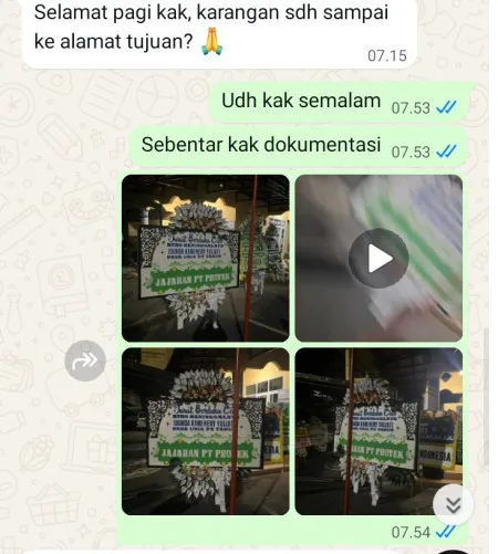Pengiriman Papan Bunga Selamat Pinggir Karanggede