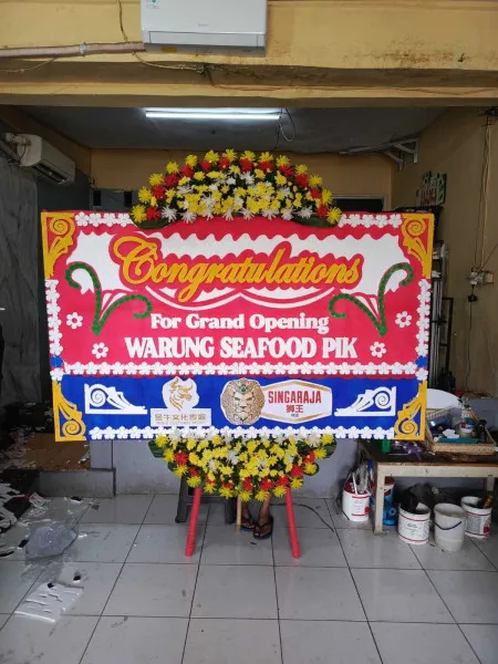 Papan Bunga Ucapan Selamat Pinggir Karanggede